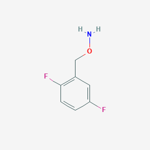 molecular formula C7H7F2NO B12070909 O-(2,5-difluorobenzyl)hydroxylamine 