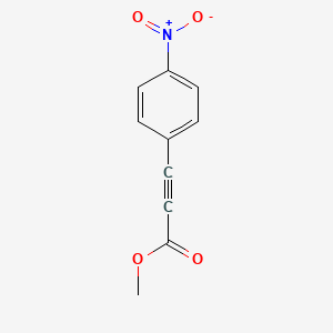 molecular formula C10H7NO4 B1207095 Methyl 3-(4-nitrophenyl)prop-2-ynoate CAS No. 7515-15-3
