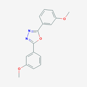 molecular formula C16H14N2O3 B012071 2,5-Bis(3-methoxyphenyl)-1,3,4-oxadiazole CAS No. 19748-58-4