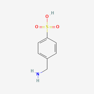 molecular formula C7H9NO3S B1207103 4-(Aminomethyl)benzenesulfonic acid CAS No. 2393-24-0