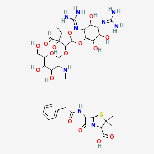 molecular formula C37H57N9O16S B12071052 Penicillin-Streptomycin 