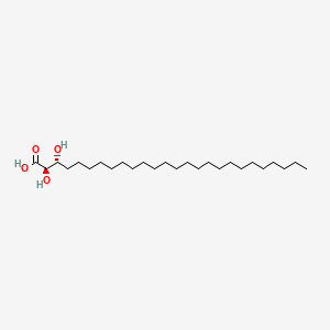 molecular formula C26H52O4 B1207108 erythro-2,3-Dihydroxyhexacosanoic acid CAS No. 43054-35-9