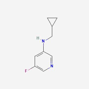 molecular formula C9H11FN2 B12071098 N-(Cyclopropylmethyl)-5-fluoropyridin-3-amine 