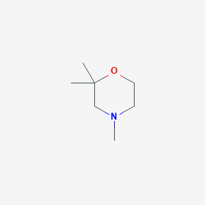 molecular formula C7H15NO B120711 2,2,4-Trimethylmorpholine CAS No. 152563-10-5