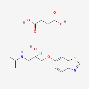 6-(2-Hydroxy-3-isopropylaminopropyloxy)benzothiazole succinate
