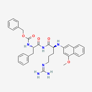 molecular formula C34H38N6O5 B1207116 Zpambn CAS No. 90332-96-0