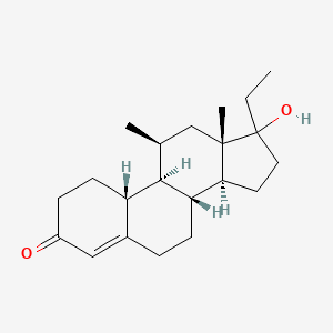 17-Hydroxy-11-methyl-19-norpregn-4-en-3-one