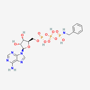 molecular formula C17H23N6O12P3 B1207119 ATP gamma-Benzylamide CAS No. 58026-10-1