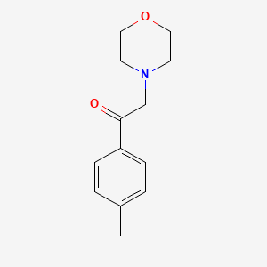 molecular formula C13H17NO2 B12071240 2-Morpholin-4-yl-1-p-tolyl-ethanone 