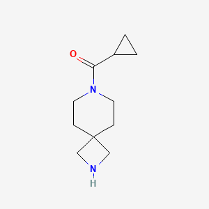 molecular formula C11H18N2O B12071321 7-Cyclopropanecarbonyl-2,7-diazaspiro[3.5]nonane 