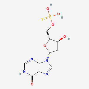 molecular formula C10H13N4O6PS B12071463 2'-Deoxyinosine-5'-O-monophosphorothioate CAS No. 771477-45-3