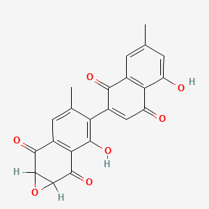 molecular formula C22H14O7 B1207148 Diosquinone CAS No. 50886-69-6