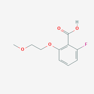 molecular formula C10H11FO4 B12071614 2-Fluoro-6-(2-methoxyethoxy)benzoic acid 