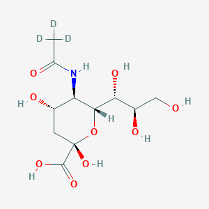 molecular formula C11H19NO9 B12071673 N-Acetylneuraminic Acid-d3 