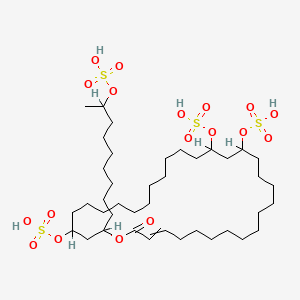 molecular formula C40H76O18S4 B1207177 Dotriacolide CAS No. 80994-06-5