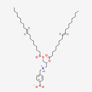 molecular formula C49H83NO6 B12071912 N-(4-carboxybenzyl)-N,N-dimethyl-2,3-bis(oleoyloxy)propan-1-aminium 