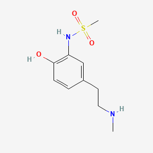 N-(2-Hydroxy-5-(2-(methylamino)ethyl)phenyl)methanesulfonamide