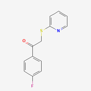1-(4-Fluorophenyl)-2-(2-pyridinylthio)ethanone