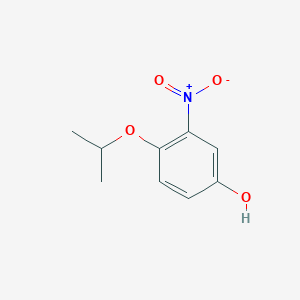 molecular formula C9H11NO4 B12072011 4-Isopropoxy-3-nitrophenol 