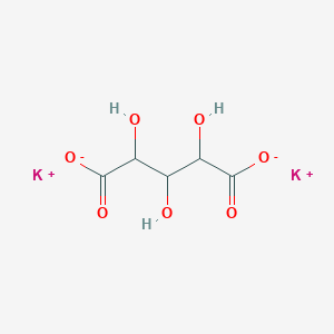 molecular formula C5H6K2O7 B12072012 L-Arabinaric acid dipotassium salt 
