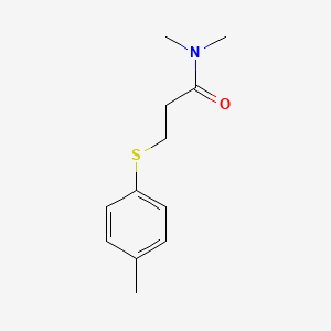N,N-dimethyl-3-[(4-methylphenyl)thio]propanamide