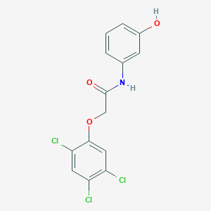 N-(3-hydroxyphenyl)-2-(2,4,5-trichlorophenoxy)acetamide