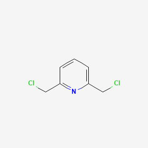 molecular formula C7H7Cl2N B1207206 2,6-Bis(chloromethyl)pyridine CAS No. 3099-28-3