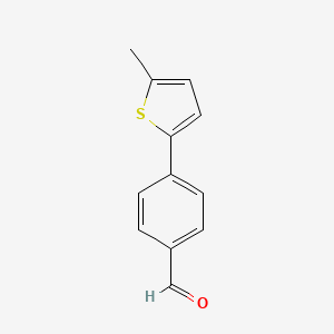 molecular formula C12H10OS B12072104 4-(5-Methylthiophen-2-yl)benzaldehyde 