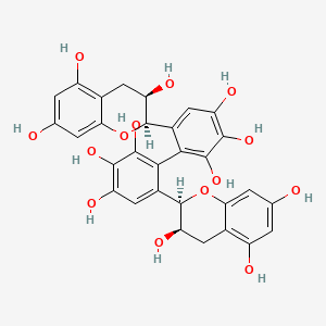 molecular formula C30H26O14 B1207215 Theasinensin C CAS No. 89013-69-4
