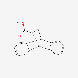 molecular formula C18H16O2 B1207216 Methyl 9,10-dihydro-9,10-ethanoanthracene-11-carboxylate CAS No. 13294-86-5
