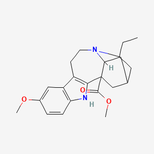 Ibogamine-18-carboxylic acid, 12-methoxy-, methyl ester