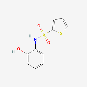 molecular formula C10H9NO3S2 B12072287 N-(2-hydroxyphenyl)thiophene-2-sulfonamide 