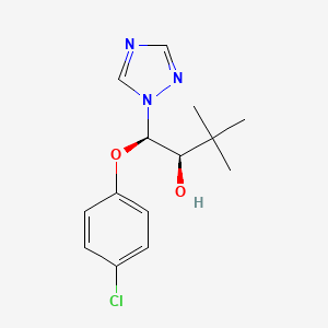 molecular formula C14H18ClN3O2 B1207232 TRIADIMENOL ISOMER B CAS No. 70585-37-4