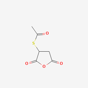 molecular formula C6H6O4S B1207233 S-Acetylmercaptosuccinic anhydride CAS No. 6953-60-2