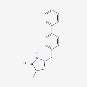 molecular formula C18H19NO B12072333 SacubitrilImpurity3 