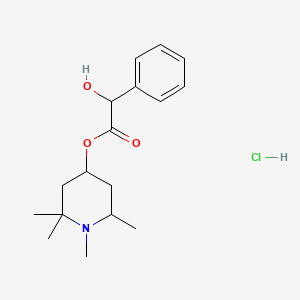 molecular formula C17H26ClNO3 B1207239 Eucatropine hydrochloride CAS No. 536-93-6
