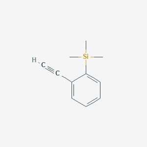 molecular formula C11H14Si B12072415 (2-Ethynylphenyl)trimethylsilane CAS No. 78905-09-6