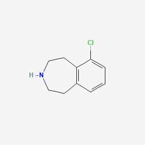 molecular formula C10H12ClN B1207244 6-Chloro-2,3,4,5-tetrahydro-1H-3-benzazepine CAS No. 26232-35-9