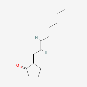 molecular formula C13H22O B12072488 (E)-2-(2-Octenyl)cyclopentanone CAS No. 98314-98-8