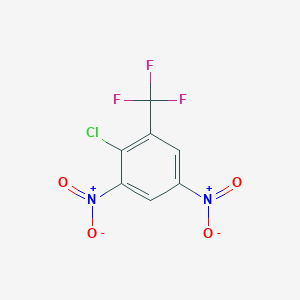 molecular formula C7H2ClF3N2O4 B120725 2-Chloro-3,5-dinitrobenzotrifluoride CAS No. 392-95-0