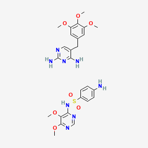 molecular formula C26H32N8O7S B1207250 Tridoxine CAS No. 39295-60-8