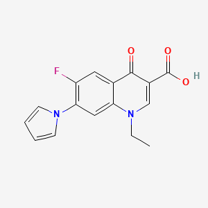 molecular formula C16H13FN2O3 B1207253 Irloxacin CAS No. 91524-15-1