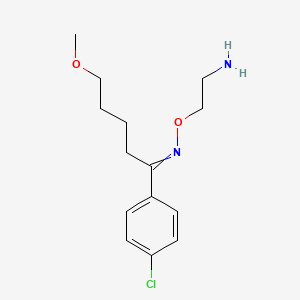 molecular formula C14H21ClN2O2 B1207259 Clovoxamine 