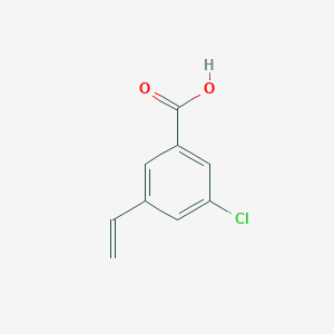 molecular formula C9H7ClO2 B12072601 3-Chloro-5-vinyl-benzoic acid 