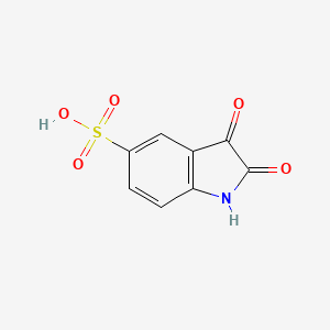 molecular formula C8H5NO5S B1207271 2,3-Dioxo-5-indolinesulfonic acid CAS No. 7313-70-4