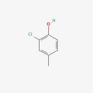 molecular formula C7H7ClO B1207291 2-Chloro-4-methylphenol CAS No. 6640-27-3