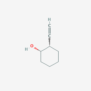 molecular formula C8H12O B12072927 Cyclohexanol, 2-ethynyl-, (1R,2R)-rel- CAS No. 61967-61-1