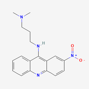 molecular formula C18H20N4O2 B1207298 N',N'-dimethyl-N-(2-nitroacridin-9-yl)propane-1,3-diamine CAS No. 6237-22-5