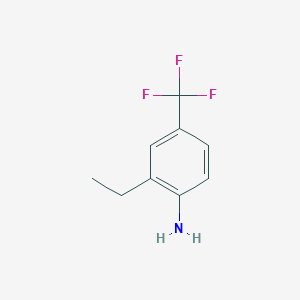 molecular formula C9H10F3N B12073014 2-Ethyl-4-(trifluoromethyl)aniline 