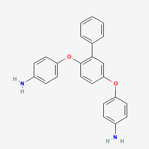 molecular formula C24H20N2O2 B1207305 1,4-Bis(4-aminophenoxy)-2-phenylbenzene CAS No. 94148-67-1